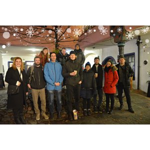 Weihnachtsfeier im Hundertwasserhaus, Dezember 2023